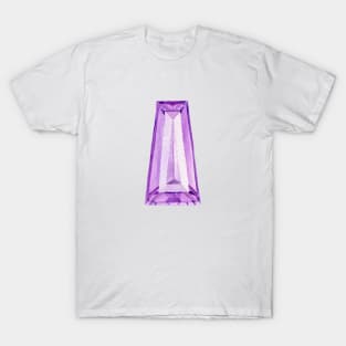 Tapered Baguette Amethyst T-Shirt